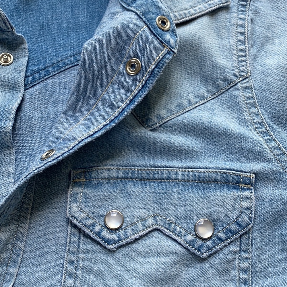 Madewell Light Blue Button Down Shirt - Picture 8 of 15